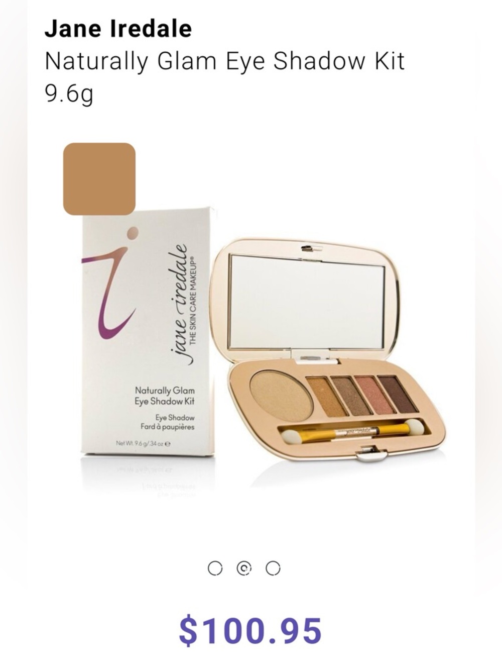 Jane Airedale  Getaway  Eyeshadow Kit - Gold, Tan, Brown, Bronze
